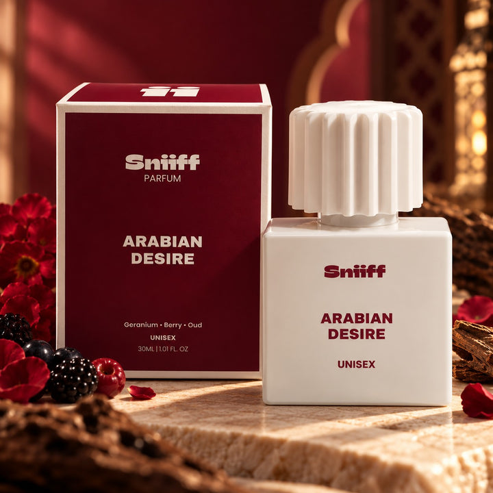 Sniiff Arabian Desire 30ml Oud parfum – bottle with box