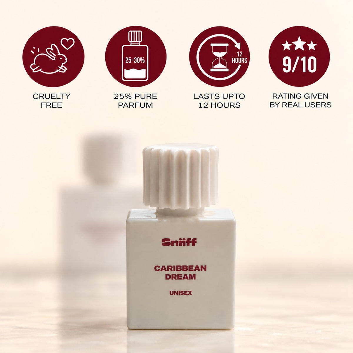 Sniiff Caribbean Dream 30ml Oud parfum – cruelty free, 25% pure parfum, lasts up to 12 hours