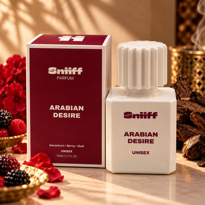 Sniiff Arabian Desire 50ml Oud parfum – bottle with box