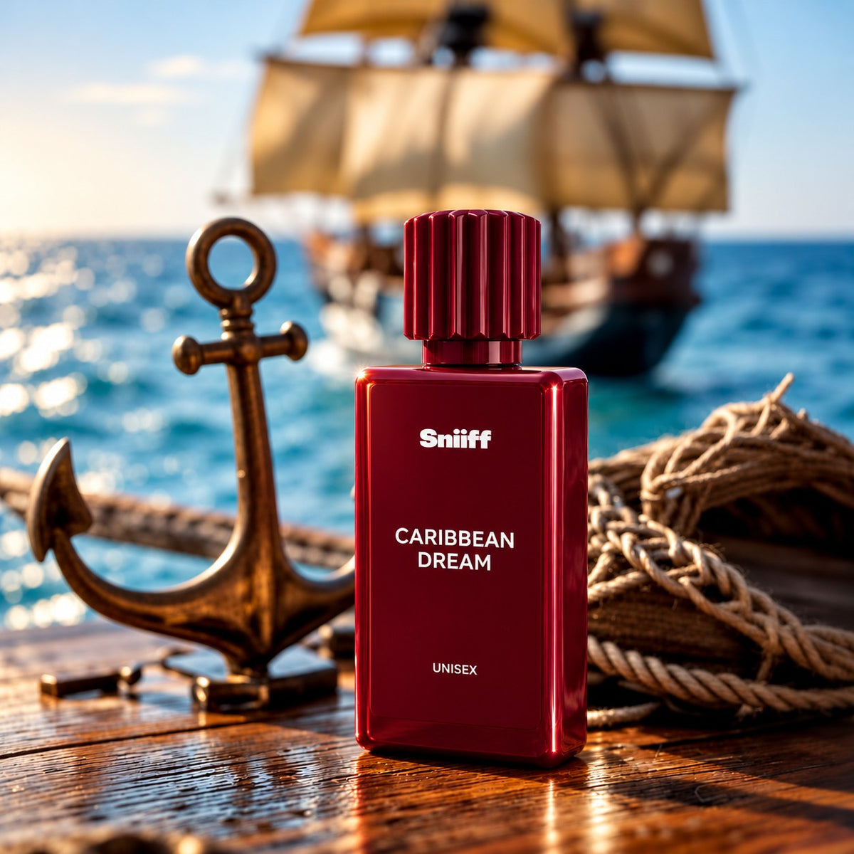 Sniiff Caribbean Dream 100ml Oud parfum – at sea with anchor