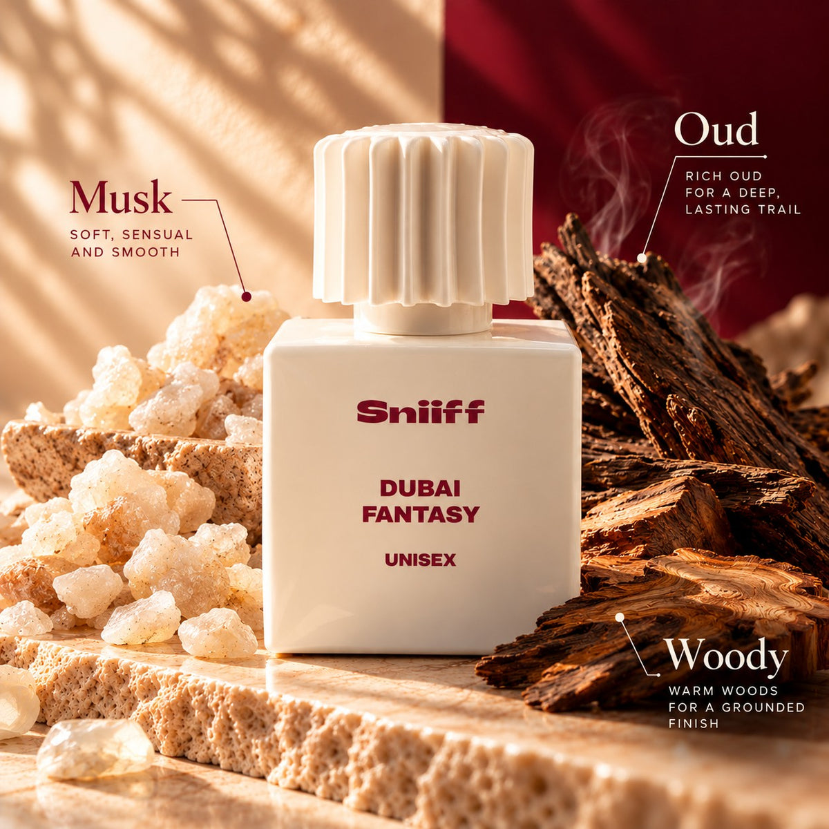 Sniiff Dubai Fantasy 30ml Oud parfum – with musk, oud and woods