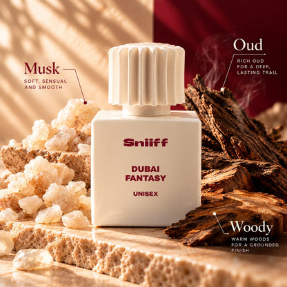 Sniiff Dubai Fantasy 30ml Oud parfum – with musk, oud and woods