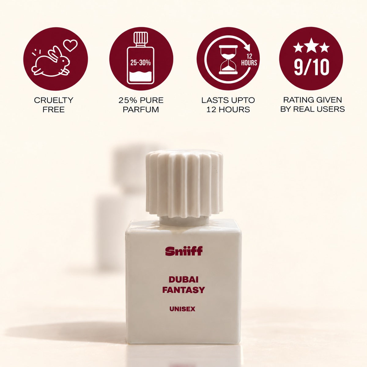 Sniiff Dubai Fantasy 30ml Oud parfum – cruelty free, 25% pure parfum, lasts up to 12 hours