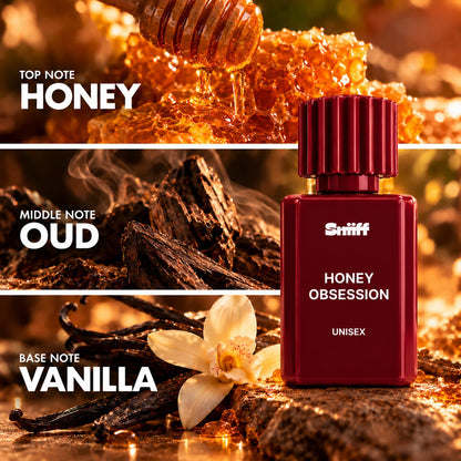Sniiff Honey Obsession 100ml Oud parfum – notes: honey, oud, vanilla