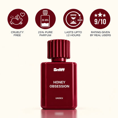 Sniiff Honey Obsession 100ml Oud parfum – cruelty free, 25% pure parfum, lasts up to 12 hours