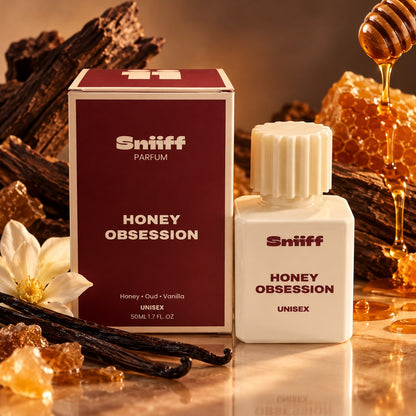 Sniiff Honey Obsession 50ml Oud parfum – bottle with box