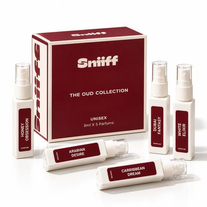 Sniiff The Oud Collection – box with all five 8ml parfums